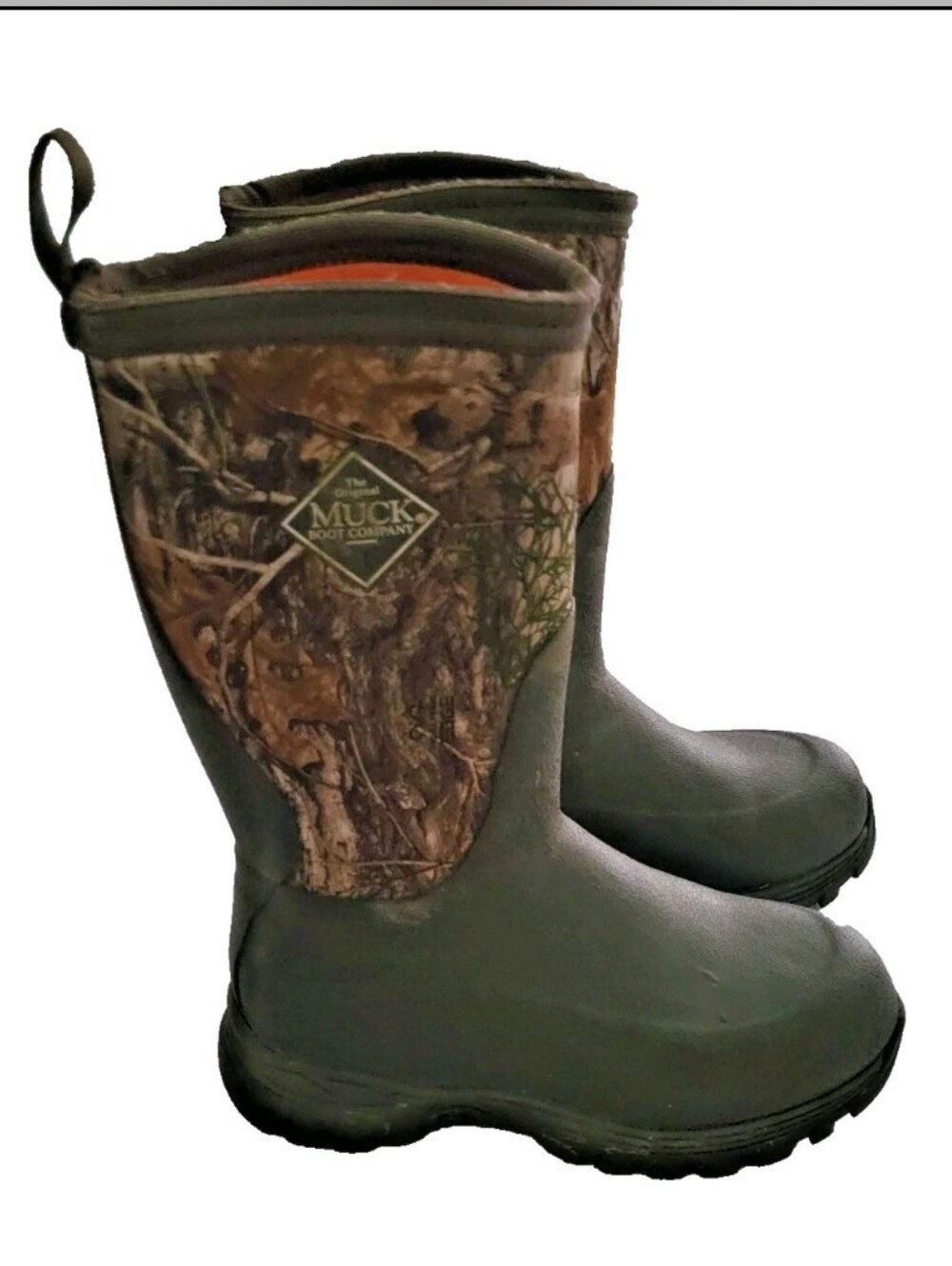 Muck Boot Company Kids' Olive Green & Camo Waterproof Pull-On Boots